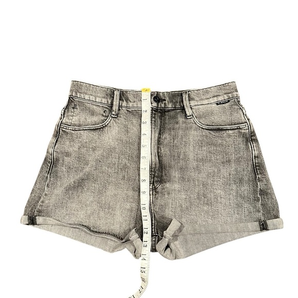 G-STAR Raw Shorts Womens Tedie Ultra High Rise Denim Faded Carbon Size 29 - Picture 10 of 16